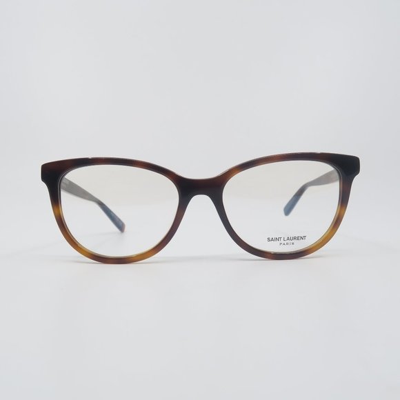 Saint Laurent SL 504 003 53mm Light Brown Tortoise New Women's Eyeglasses. - Picture 1 of 7